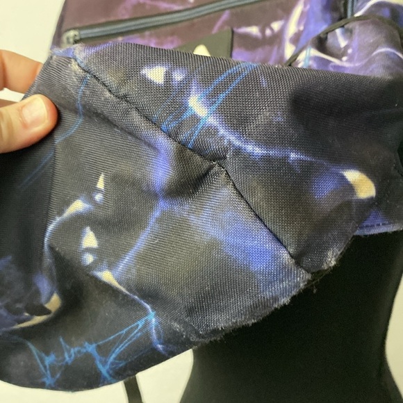 Vermont 2 Backpack Marble Mystic Purple Blue Women's Bag - Picture 9 of 16